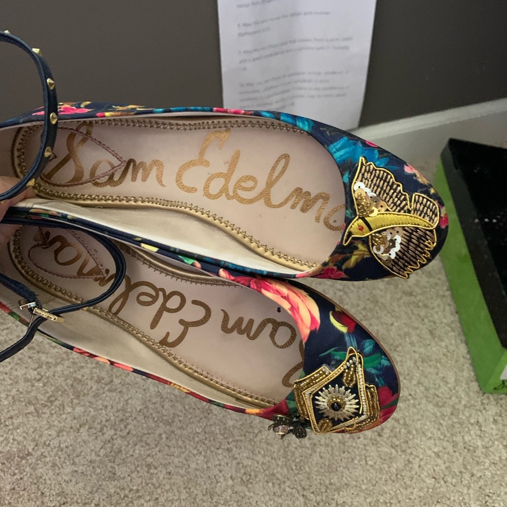 Sam Edelman Floral Flats